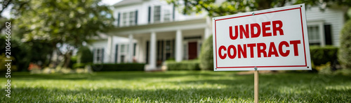 Under Contract Sign in Fron...