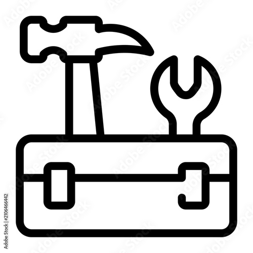 toolbox line icon