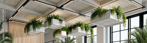 Modern Office Interior with...