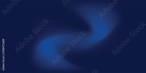 Navy night sky gradient vector background. Dark blue wave graphic wallpaper