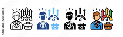 Fotografía Performance Enhancement multiple icon