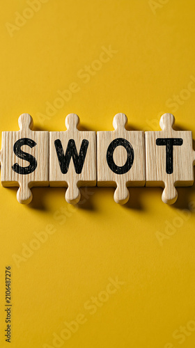 SWOT Puzzle Pieces: A clear...