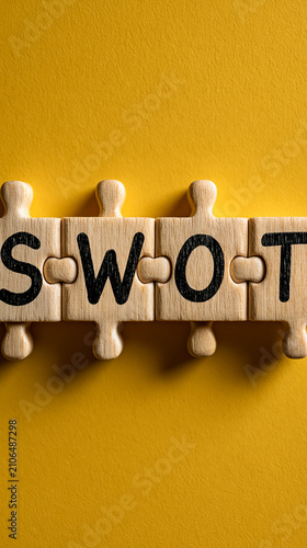 SWOT Analysis Puzzle: A con...