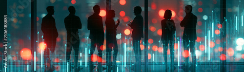 Silhouettes of Business Pro...