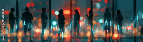 Cityscape Meeting: Silhouet...