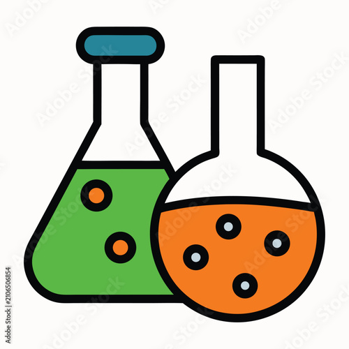 Flat Labor Workforce Team Vector Icon, Employee Group and Human Resources Symbol