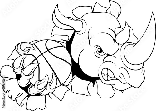A Rhino Rhinoceros mean tou...