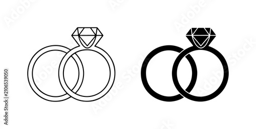 Diamond Engagement Rings, Wedding Bands, Jewelry Icons, Love Symbols, Romantic Icons