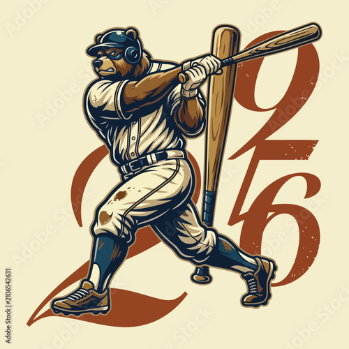Vintage Baseball Player Number 26 Retro Sport Design