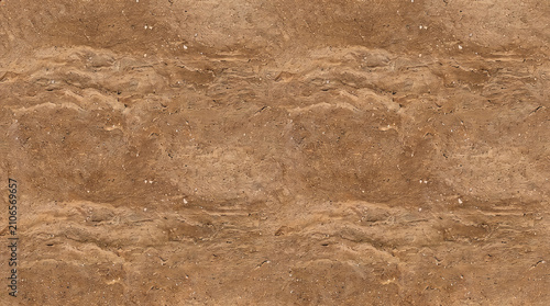 Rough Aged Rustic Travertine Stone Seamless Texture