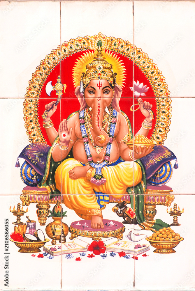 Fototapeta premium hindu god ganesh 