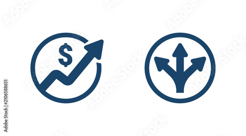 Rising costs and strategic decision making icons