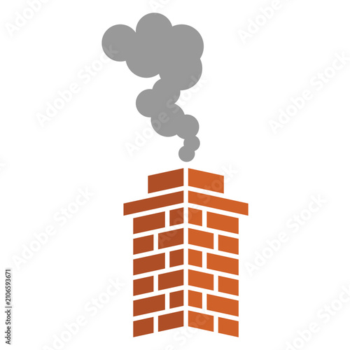 Chimney Icon Design Template Simple and Modern