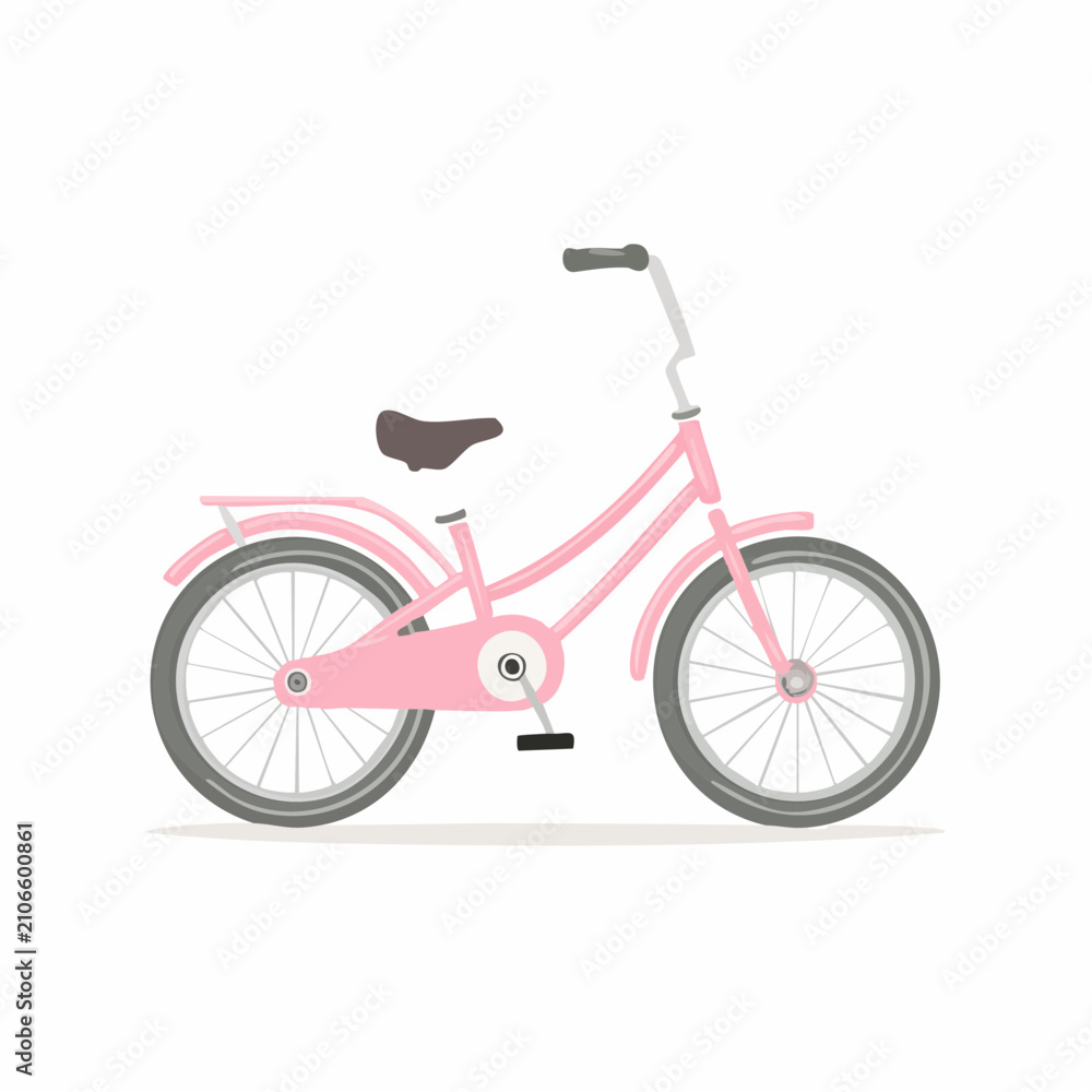Fototapeta premium Kinderrad in rosa