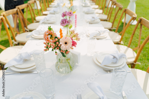 wedding table setting