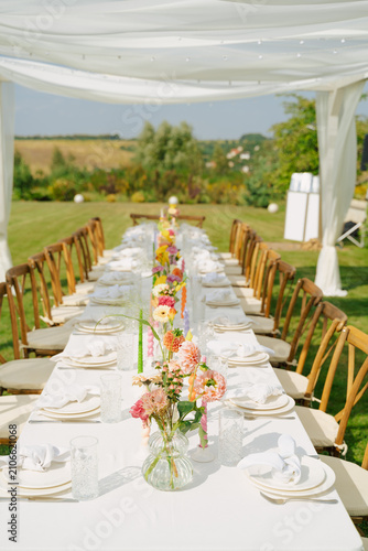 wedding table setting