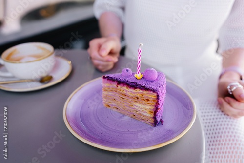 cake with chocolate