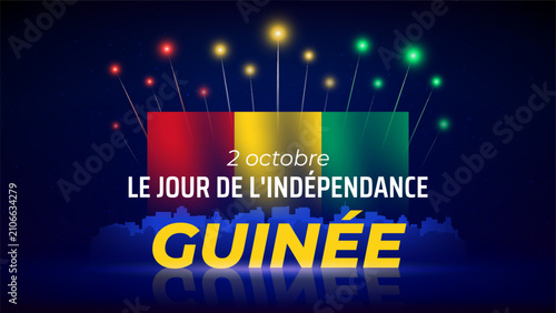 Fotografie October 2, guinea independence day