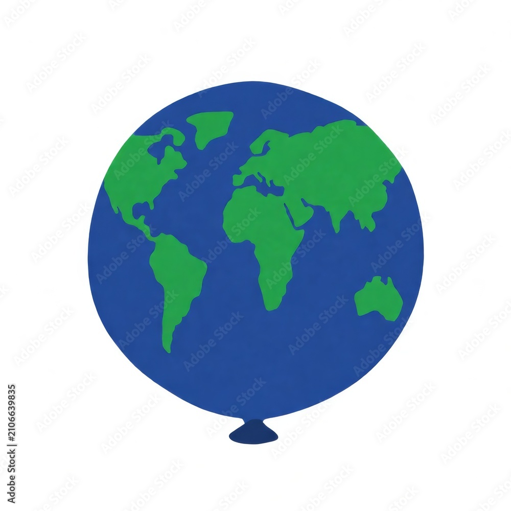 Fototapeta premium green earth globe