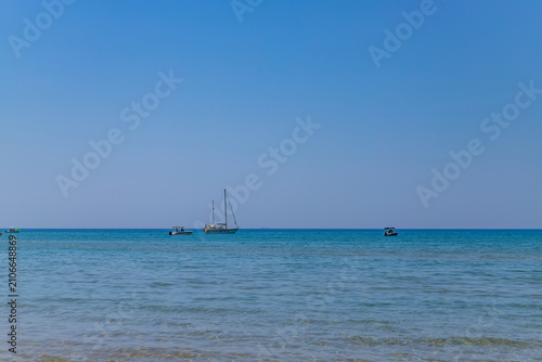 Scala dei Turchi boats