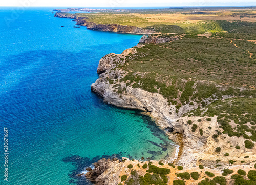 Joao Vaz beach in Raposeira, Vila do Bispo, Algarve, Portugal