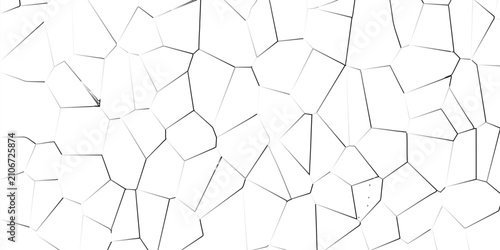 Konstfotografi Abstract Low Polygon multicolor Generative Crystal texture background