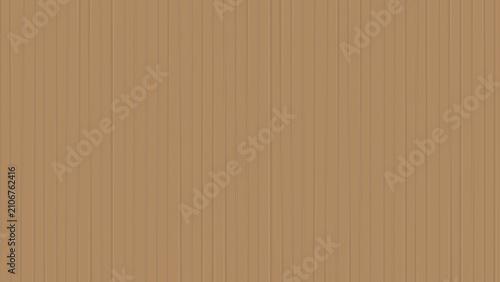 Brown vertical corrugated metal texture background for industrial.