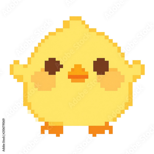 Fotografía Baby duck pixel art