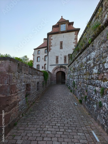 historical fortification in northern vosges in france