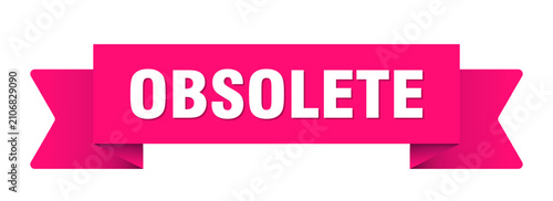 Cuadro en lienzo obsolete ribbon isolated on transparent background