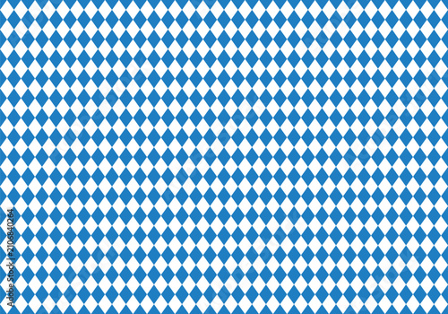 Bavarian pattern with blue and white rhombus Flag of Bavaria