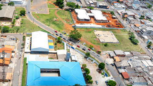 Aerial view of the Riacho Fundo II is an administrative region of the Federal District, located about 18 km from Brasília. Founded in May 1995, it is home to more than 85,000 residents. DF, Brazil 202