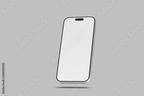 Smartphone Presentatioin Screen Mockup Design Blank	