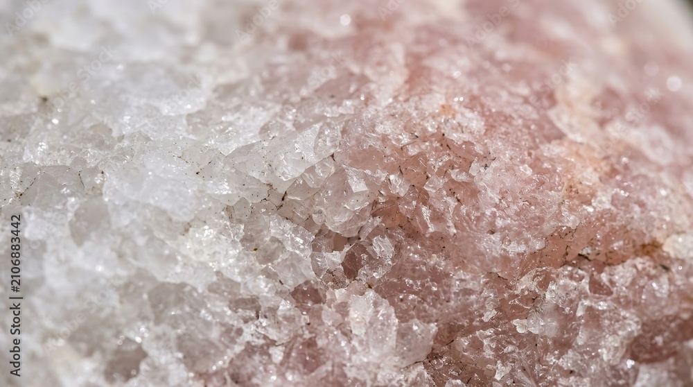 Obraz premium Close up of himalayan pink salt crystals natural mineral texture