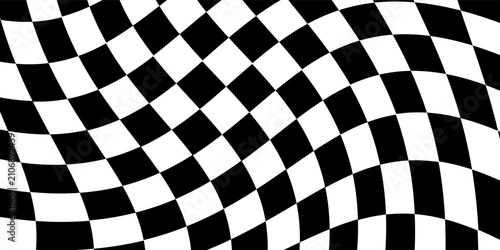 Chess board vector. Empty chess board isolated on white background. Checkerboard with empty squares top view for chess strategic game. Vector illustration.