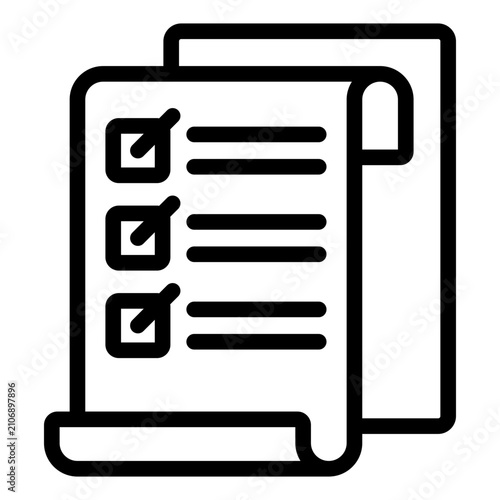 checklist icon vector