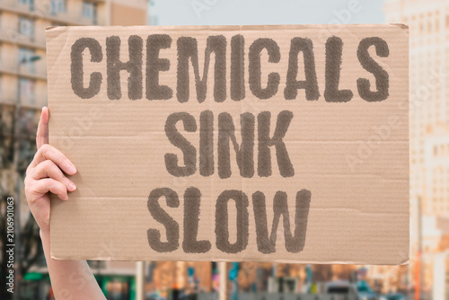 Photos "Chemicals Sink Slow" Substances gradually penetrate the earth