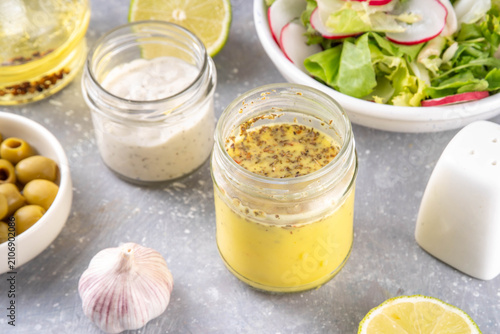 Fotografie House Salad Dressing, viral delicious salad dressing