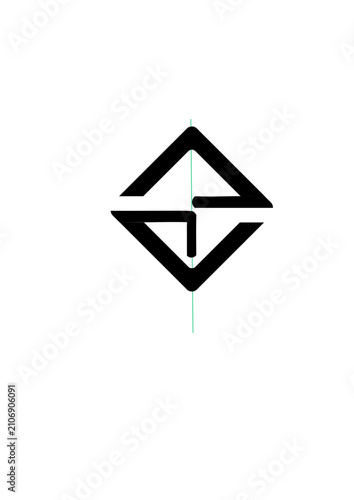 pedestrian crossing sign isolated