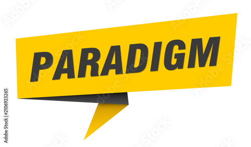Canvas Print paradigm banner