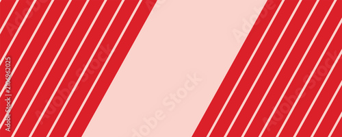 Vertical red and white stripes background. Seamless and repeating pattern ilustrasion modern vector.