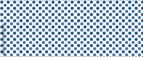 Navy blue dot pattern background. Polkadot. Dot background. Seamless pattern. for backdrop, decoration, Gift wrapping