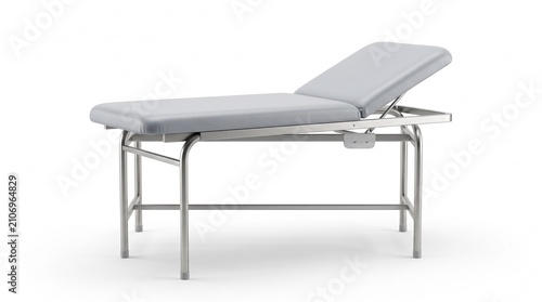  Adjustable Gray Medical Examination Table for Clinic and Hospital