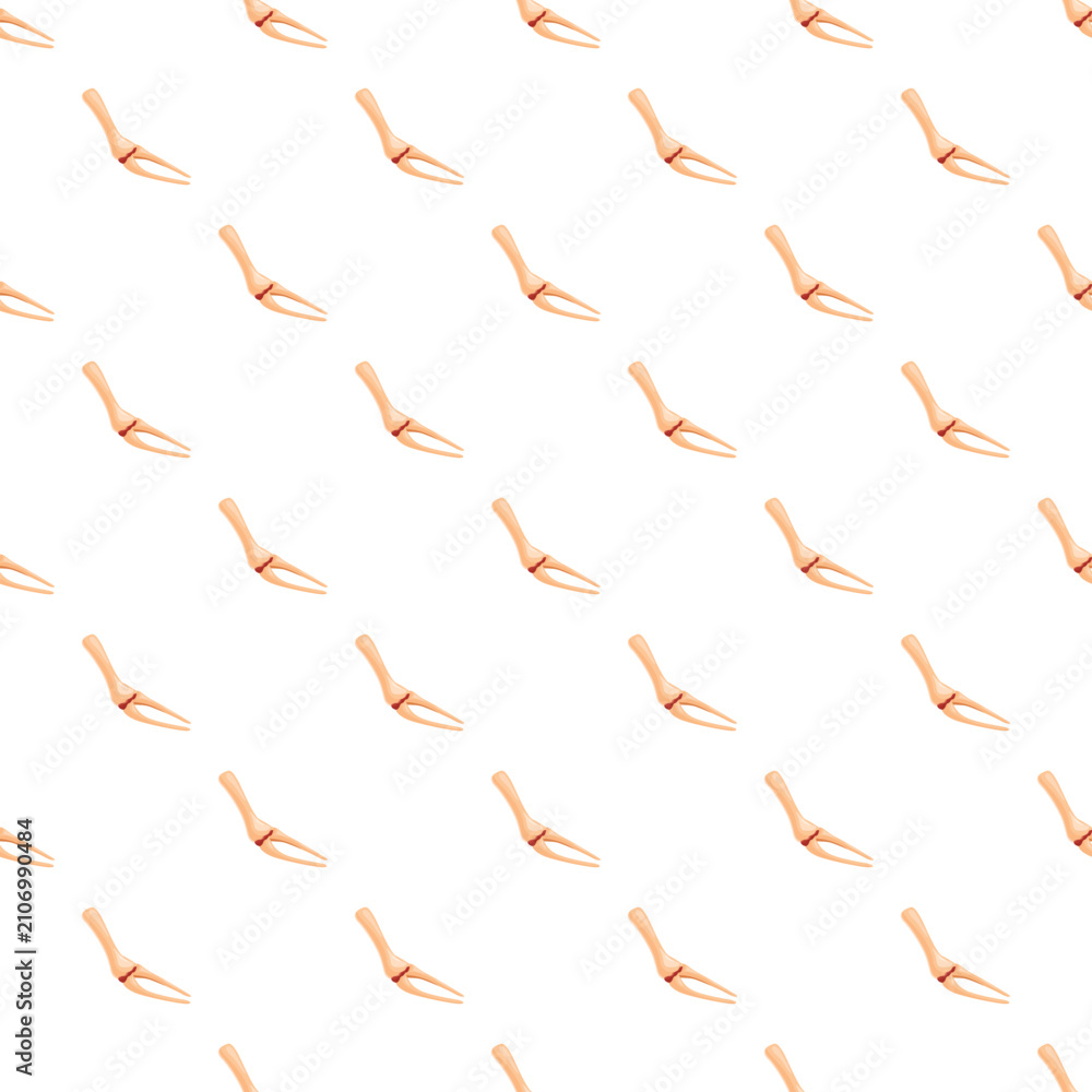 Obraz premium Human knee bone illustration creating a repeated seamless pattern