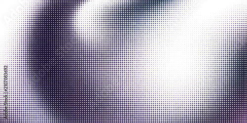 Obraz na plátně Halftone Abstract geometric pixel art pattern with gradient shading Vector, illu