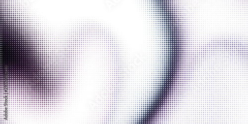 Fotografi Halftone Abstract pixel art design with geometric shapes and gradient shading Ve