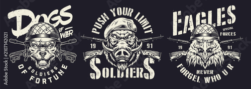 War animal designs
