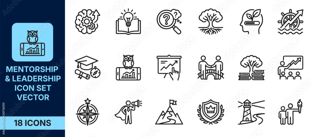 Fototapeta premium ICON SET 2ND AC