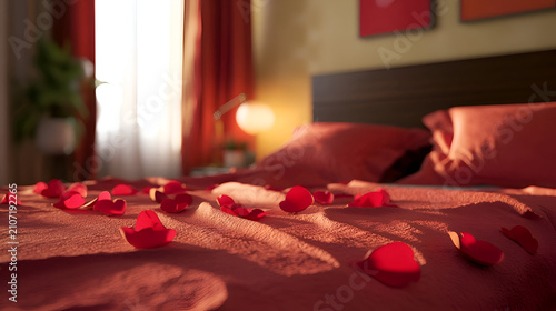 bed in bedroom