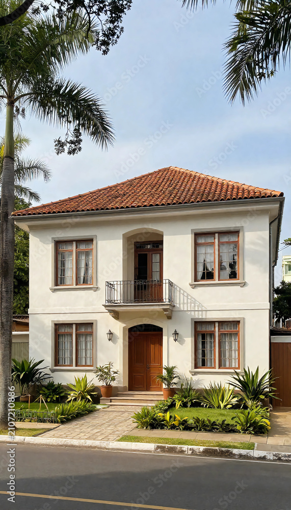 Fototapeta premium house on the beach